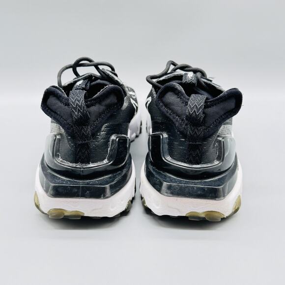 Nike Shoes Mens 9 Black React Vision Athletic Running Sneakers Low Top Lace Up - Picture 6 of 11